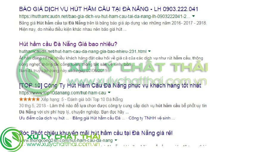 Các đơn vị hút hầm cầu uy tín nhất Đà Nẵng