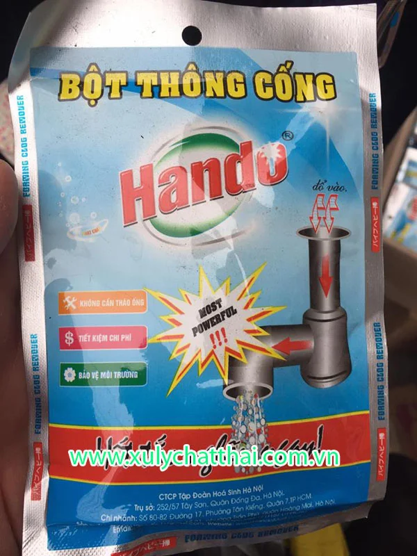 Bột thông cống Hando
