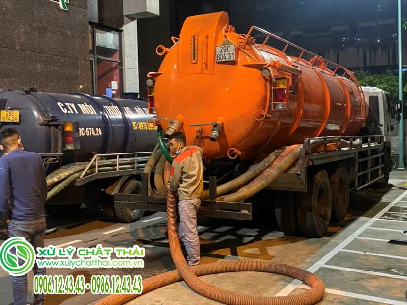 Quy Trình thi công chuyên nghiệp hút bể phốt Hải Phòng