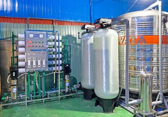 Hệ thống lọc nước RO công nghiệp tại Bình Định