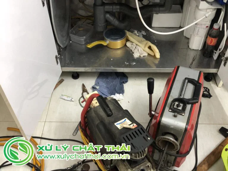 Thông tắc chậu Rửa Bát Thanh Oai